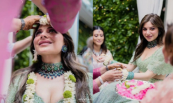 Indian Singer kanika kapoor Got Married And Beautiful Moment From Their Mehndi Ceremony