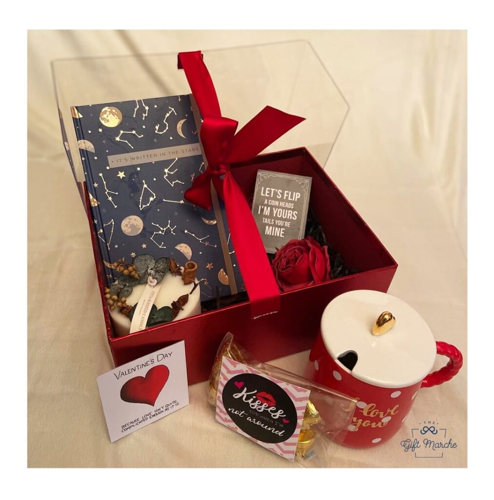 gift box valentine for him and her 