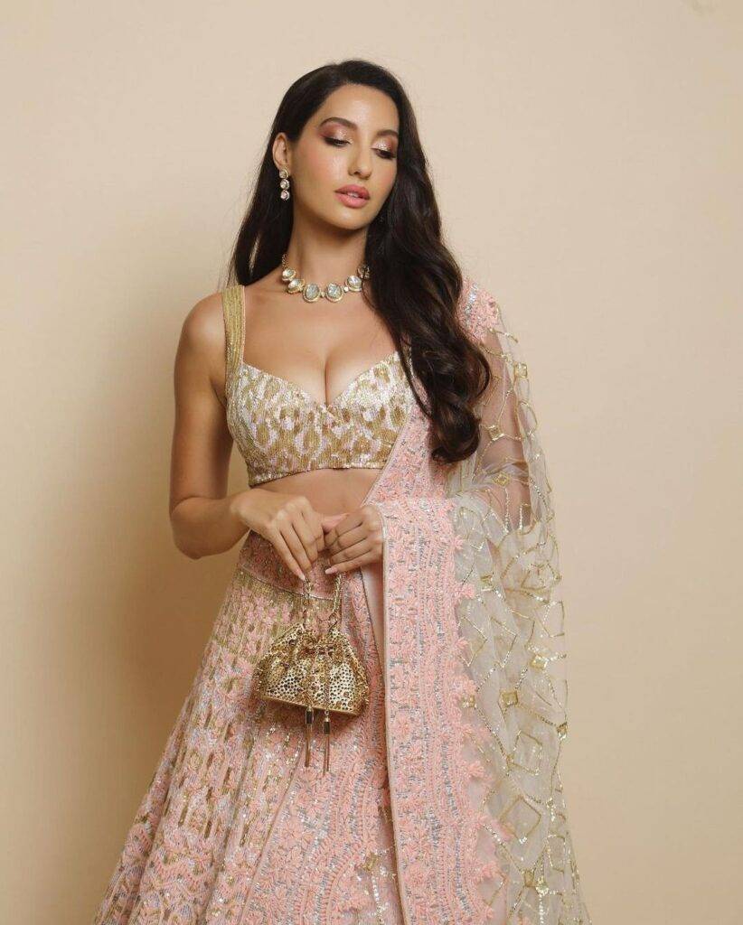 Latest Manish Malhotra Lehengas, Nora Fatehi