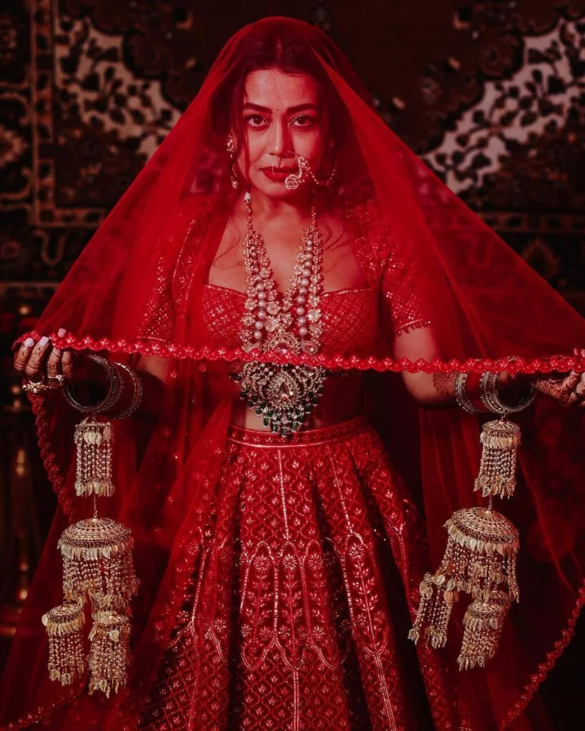 Top 10 Celebrity Bride's Lehengas, Neha Kakkar, Lehengas