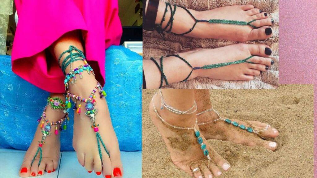 Beach Wedding Accessories, Barefoot Sandals