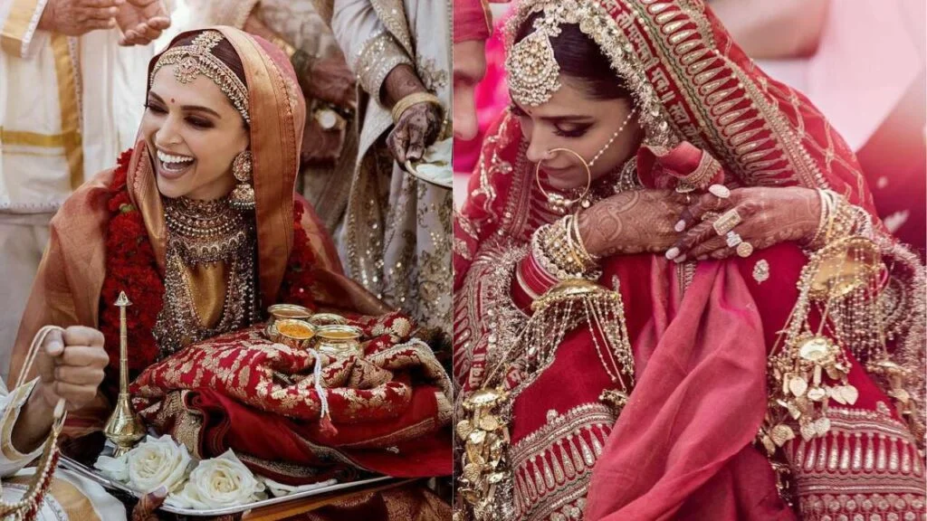 Top 10 Celebrity Bride's Lehengas, Deepika Padukon, Lehengas