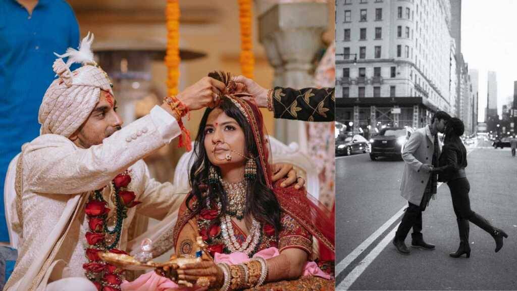 Read more about the article A Snowy Night in New York & a Royal Rajasthani Wedding: Ayushi and Sarthak’s True Love Story Blossoms from Chance Encounter to Unforgettable Celebration