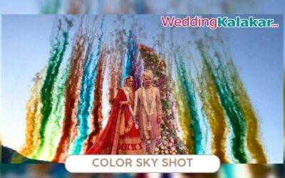 Color Sky Shot For Varmala Concept | Buy | Wedding Kalakar India
