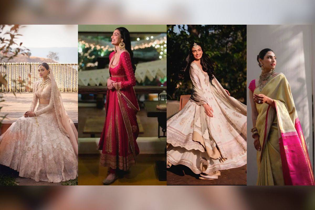 Athiya Shetty’s Stunning Wedding Ensembles