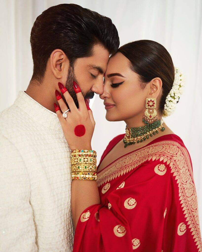 Sonakshi Sinha Wedding Pose