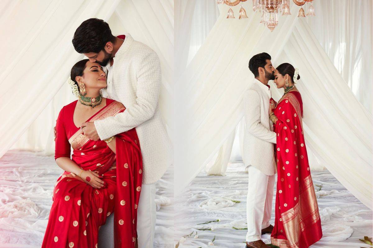 You are currently viewing Sonakshi Sinha and Zaheer Iqbal’s Wedding: Captivating Poses of Love and Tradition