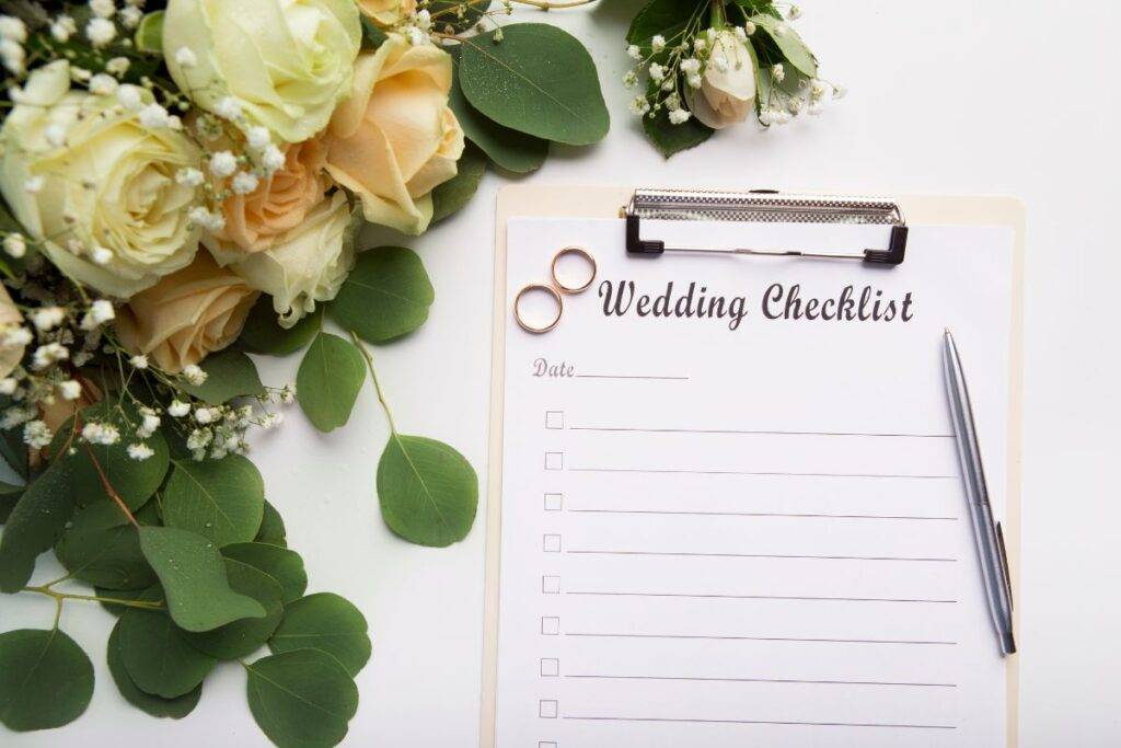 checklist,  wedding planning