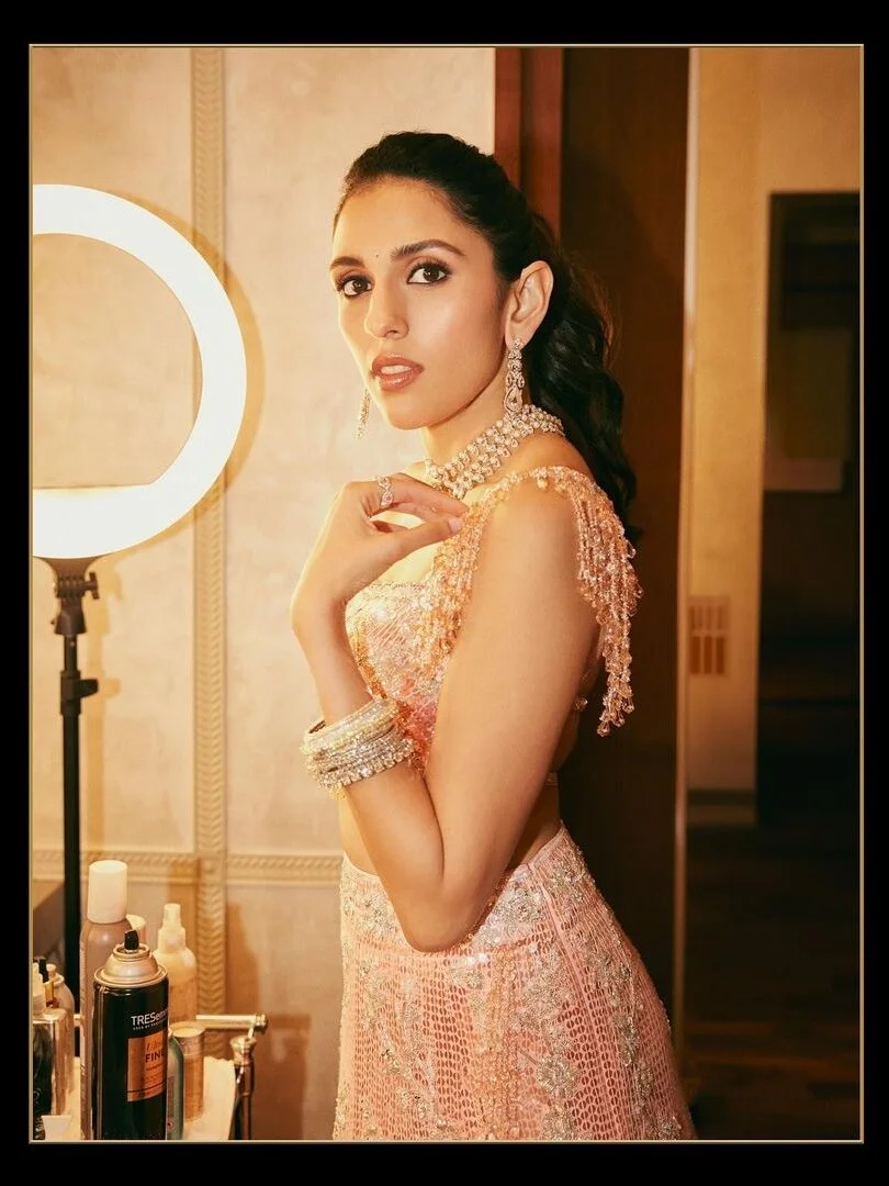 Bollywood Glamour Redefined: Shloka Ambani's Iconic Lehenga and Asymmetrical Blouse