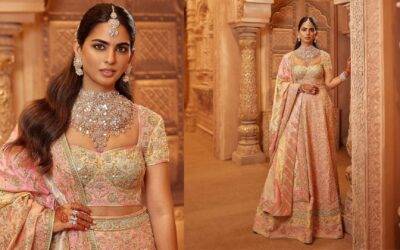 Isha Ambani’s Royal Wedding Look: Designer Stunning Baraat Outfit