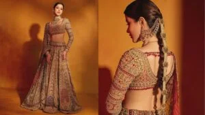 Read more about the article Shanaya Kapoor Stuns in Tarun Tahiliani’s  Byzantine Lehenga at Ambani Wedding