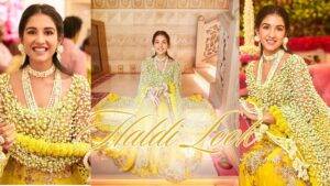 Read more about the article Bride Radhika Merchant’s Stunning Look at Haldi Ceremony: Beautiful Outfit Inspirations