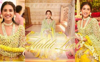 Bride Radhika Merchant’s Stunning Look at Haldi Ceremony: Beautiful Outfit Inspirations