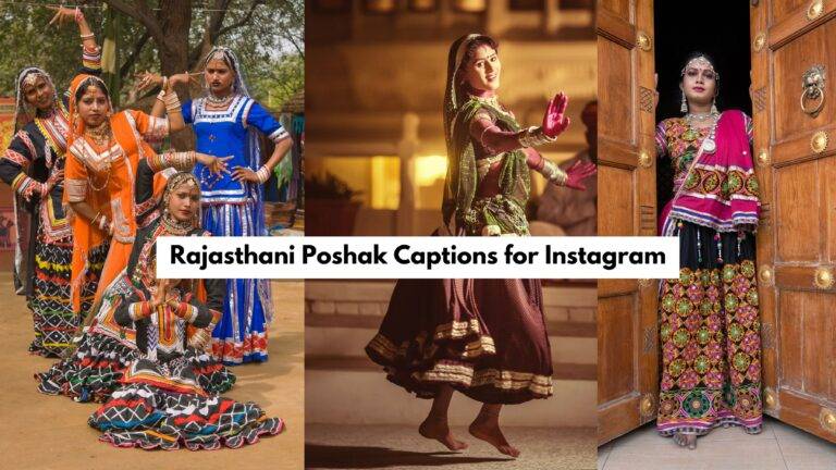 Rajasthani Poshak Captions for Instagram