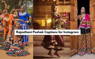 Rajasthani Poshak Captions for Instagram