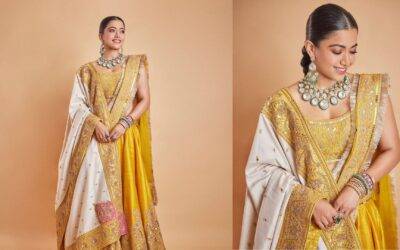 Rashmika Mandanna’s Stunning Yellow Lehenga: Perfect Wedding Outfit Inspiration