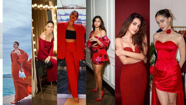 7 Bollywood Stars Who Rocked Red Dresses for Party Wear
