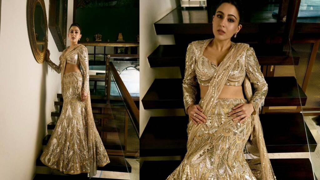 Read more about the article Sara Ali Khan’s Stunning Sangeet Outfit at Anant and Radhika’s Sangeet Night