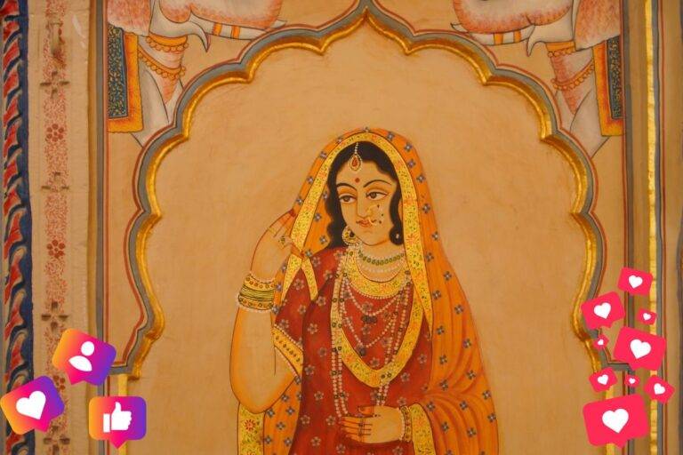 20 Rajasthani Poshak Instagram & Facebook Captions: Royal Rajasthani