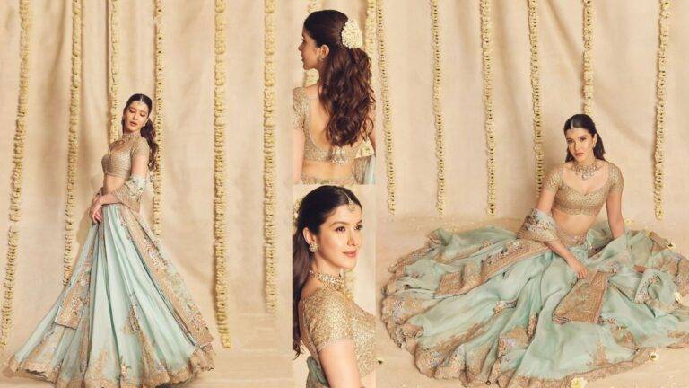 Shanaya Kapoor: A Vision in Anamika Khanna Couture