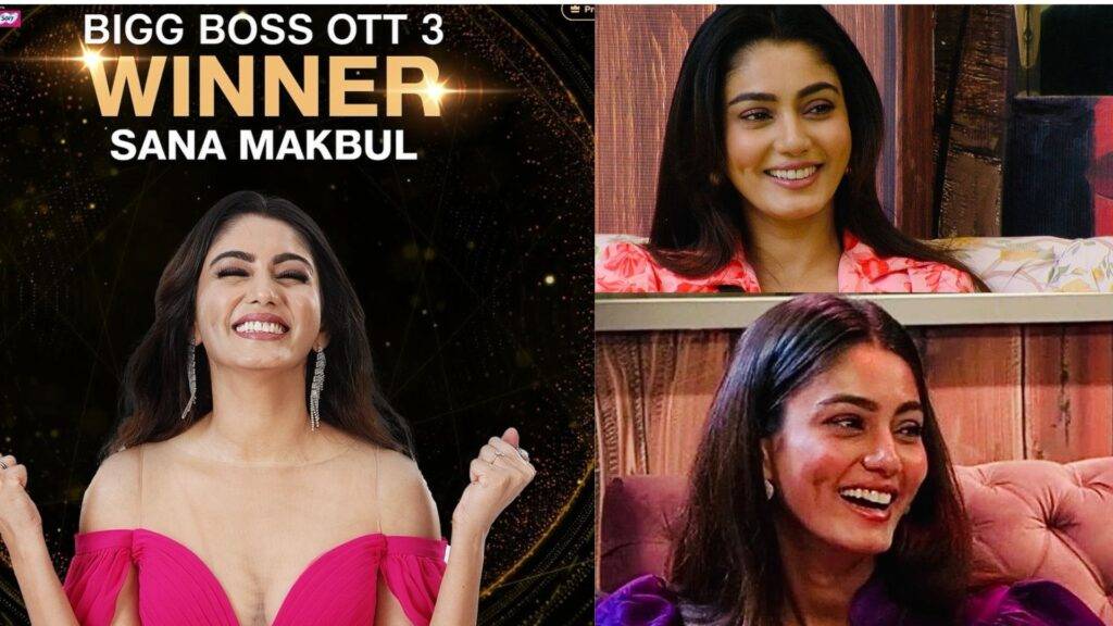 Read more about the article Sana Makbul Celebrates Her ‘Bigg Boss OTT 3’ Victory with Srikanth Bureddy