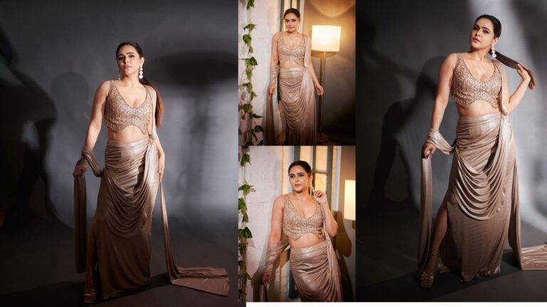 Madhurima Tuli’s Glamorous Fashion Look: A Blend of Modern Elegance and Chic Style