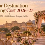 Jaipur destination wedding cost 2026-27 budget guide for 50, 100, 150 and 200 guests